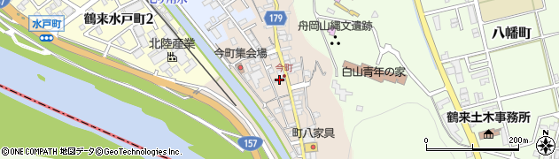 石川県白山市鶴来今町（レ）周辺の地図