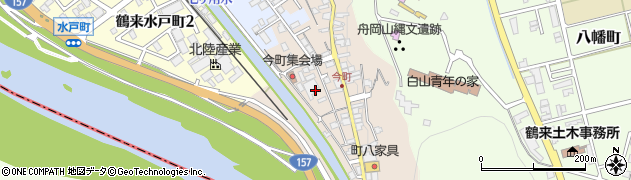 石川県白山市鶴来今町周辺の地図