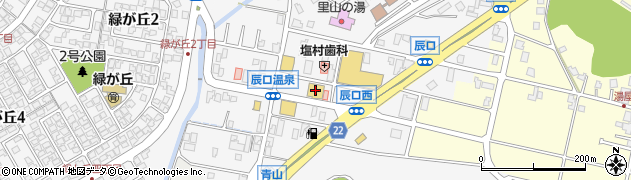 北国書林辰口店周辺の地図