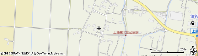 栃木県河内郡上三川町上蒲生861周辺の地図