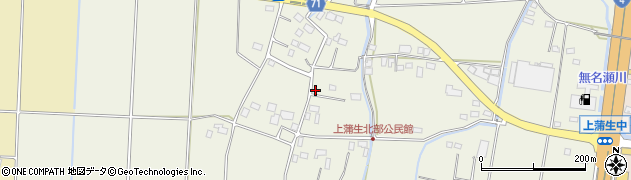 栃木県河内郡上三川町上蒲生1215周辺の地図