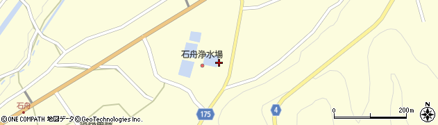 上田市役所　石舟浄水場周辺の地図