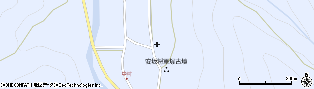 長野県筑北村（東筑摩郡）坂井（安坂中村）周辺の地図