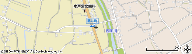茨城県水戸市藤井町117周辺の地図