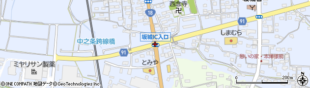 坂城ＩＣ入口周辺の地図