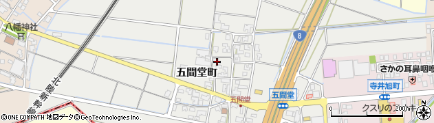 石川県能美市五間堂町乙26周辺の地図