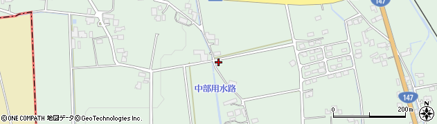 長野県大町市常盤西山2172周辺の地図