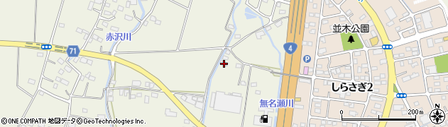 栃木県河内郡上三川町上蒲生366周辺の地図