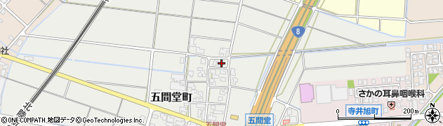 石川県能美市五間堂町乙52周辺の地図