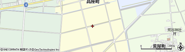 石川県能美市高座町周辺の地図