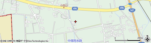 長野県大町市常盤西山2162周辺の地図