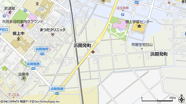 〒929-0114 石川県能美市浜開発町の地図