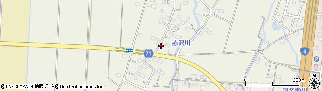 栃木県河内郡上三川町上蒲生1408周辺の地図