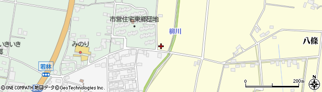 栃木県真岡市八條328周辺の地図