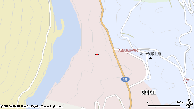 〒939-1905 富山県南砺市東中江の地図