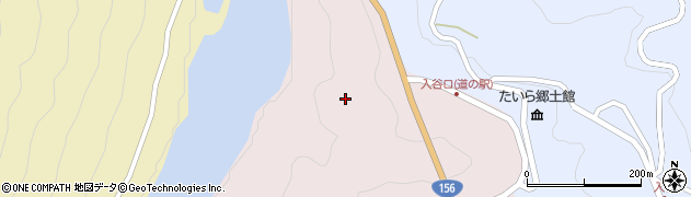 富山県南砺市東中江周辺の地図
