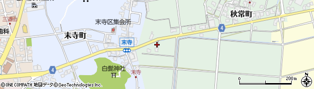 石川県能美市秋常町ニ36周辺の地図