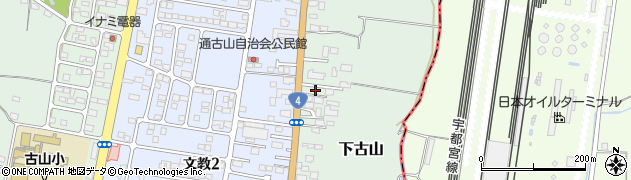 栃木県下野市下古山81周辺の地図