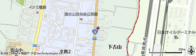 栃木県下野市下古山81-4周辺の地図