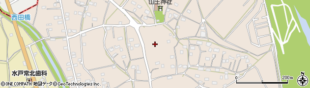 茨城県水戸市岩根町周辺の地図