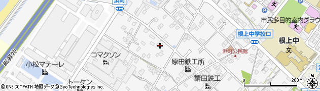 石川県能美市浜町（ル）周辺の地図