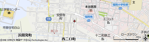 石川県能美市西二口町丙78周辺の地図