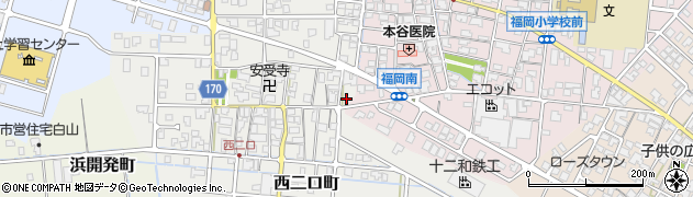 石川県能美市西二口町丙1周辺の地図