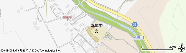 栃木市立寺尾中学校周辺の地図