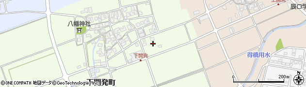石川県能美市下開発町ウ周辺の地図