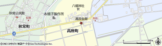 石川県能美市高座町（イ）周辺の地図