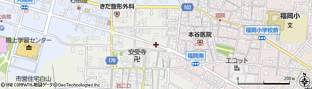 石川県能美市西二口町周辺の地図