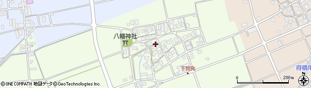 石川県能美市下開発町ア周辺の地図