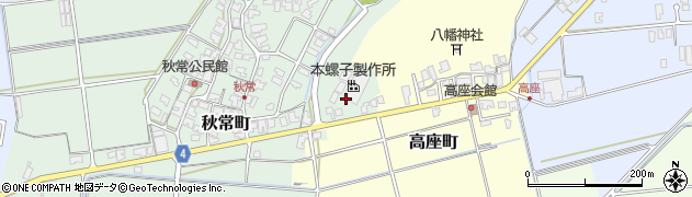 石川県能美市秋常町（甲）周辺の地図