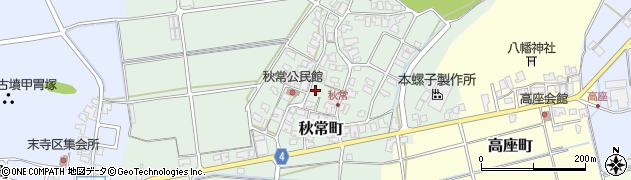 石川県能美市秋常町（ト）周辺の地図