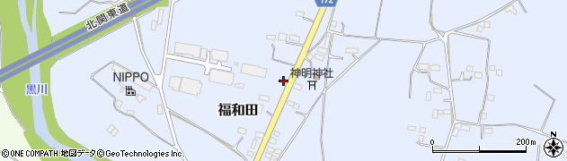 栃木県下都賀郡壬生町福和田1001-87周辺の地図