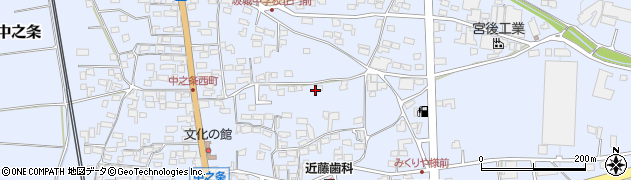 長野県坂城町（埴科郡）中之条周辺の地図