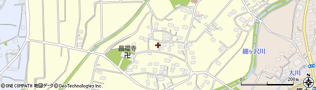 群馬県前橋市富士見町横室周辺の地図