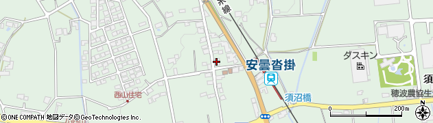 長野県大町市常盤西山3824周辺の地図