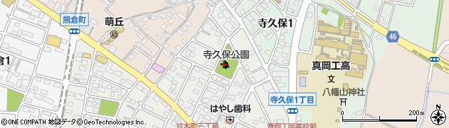 寺久保公園周辺の地図