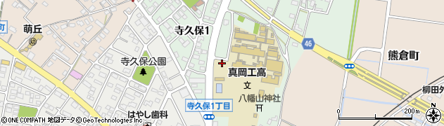 栃木県真岡市寺久保周辺の地図