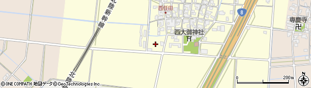 石川県能美市西任田町（ハ）周辺の地図
