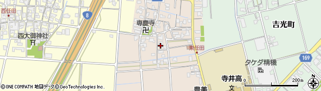 石川県能美市東任田町周辺の地図