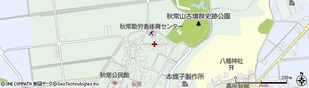 石川県能美市秋常町（ヲ）周辺の地図