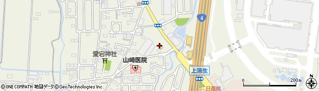 ローソン上三川上蒲生店周辺の地図