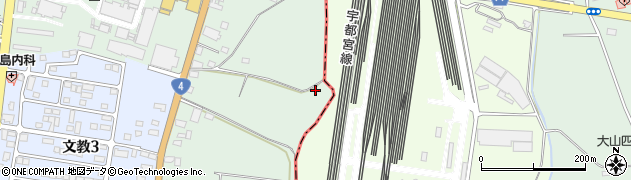 栃木県下野市下古山110-1周辺の地図
