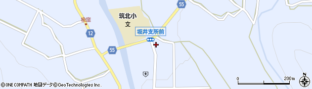 ＪＡ松本ハイランド坂井支所周辺の地図