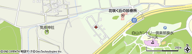 石川県能美市火釜町（リ）周辺の地図