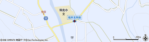 坂井総合支所前周辺の地図