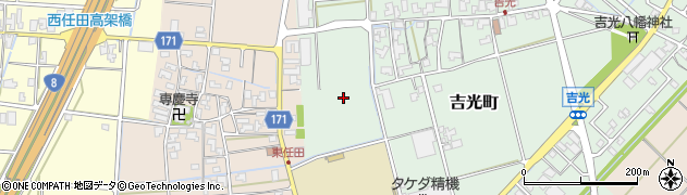 石川県能美市吉光町西周辺の地図