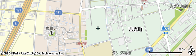 石川県能美市吉光町（西）周辺の地図